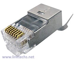 Primus Cable Pack of 100 -Shielded RJ45 Connector - CAT6A, 7 - 1.35 to 1.45mm ID