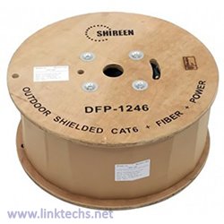 Shireen DFP-1246 Data Fiber Power Composite Cable 500'