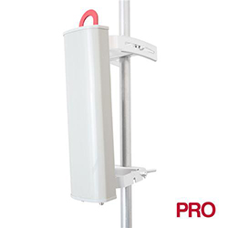 KP Performance 3.5 GHz to 4.2 GHz, 65 Degree + 4.9 GHz to 6.4 GHz, 90 Degree Dual Band Sector Antenna, 4-Port, ±45 Slant (Two Sectors in One Shell)