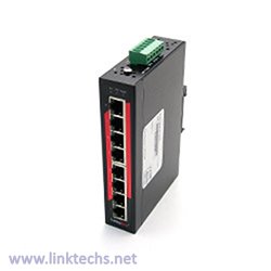 LNX-800A 8-Port Industrial Unmanaged Switch, w/8*10/100Tx