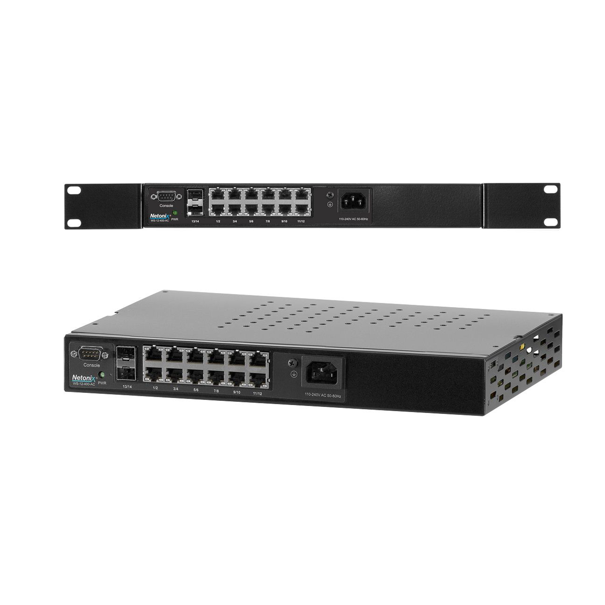 Netonix 12-Port Managed POE Switch, AC 400Watt