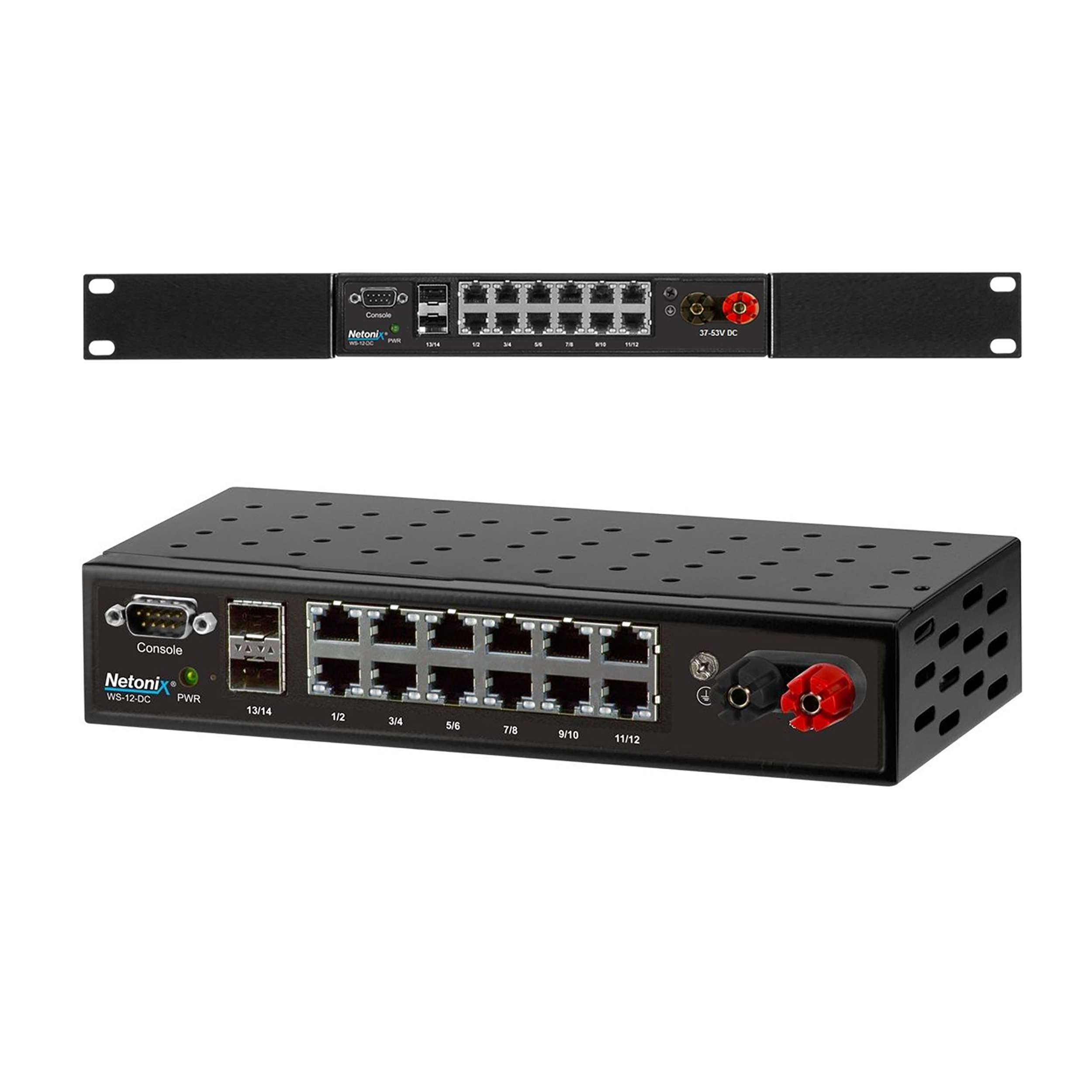 Netonix WS-12-DC 12 Port Managed PoE Switch + 2 SFP ports