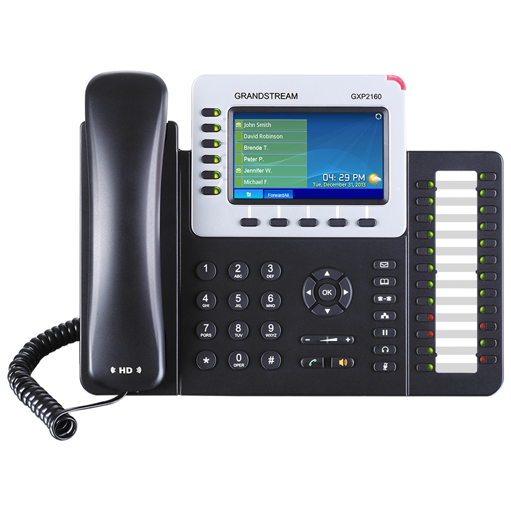 Grandstream GXP2160- Enterprise 6 Line VoIP Phone Deskset